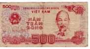 BILLET VIETNAM - P.101 - 500 DONG -1988 - Viêt-Nam