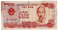 BILLET VIETNAM - P.101 - 500 DONG -1988 - Vietnam