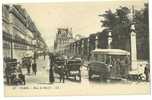 PARIS Neuve-rue De Rivoli-gros Plan Autobus-voitures-triporteur -animée-LL - Nahverkehr, Oberirdisch