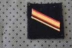 MILITARIA GRADE ECUSSON EN TISSU  MARINE OU ARMEE NATIONALE FRANCAISE CORPS A IDENTIFIER MERCI ! SCRATCH VERSO - Patches