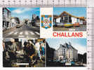 CHALLANS  -  4 Vues  :  Eglise - Marché - Marché Aux Canards - Mairie  - - Challans