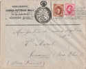 LETTRE ECYPTE  HORLOGERIE  MONTRES   CACHET CONGRES DE GEOGRAPHIE  1924 - Horloges