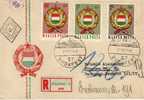 Carta, Certificada, BUDAPEST,1958 ( Hungria),reexpedida,  Cover, Lettre - Covers & Documents