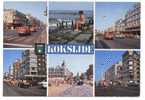 Koksijde. Coxyde. Groeten. 6 Zichten: Koninklijke Baan, Zeedijk, Strand, Verdonck, Golvenbreker. Route Royale, Digue... - Koksijde