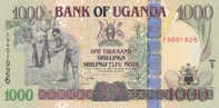 Billet NEUF De 1000 Shillings De 2009 D' OUGANDA ( UGANDA ) - Oeganda