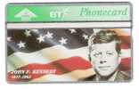 UK - Great Britain - BT - J.F. Kennedy - 5 Units - Mint - Limited Edition - 305K - BT Übersee