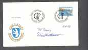 Greenland 1986 FDC Cover Sporthilfe W. Original Signature Of Creating Artist Thue Christiansen SCARCE !! - FDC