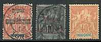 INDOCHINA - 1892 TABLET 3 VALUES - V2294 - Altri & Non Classificati