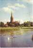 Salisbury Cathedral From The Rivier Avon, Wiltshire (1978) - Salisbury