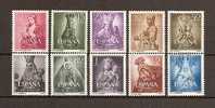 SPAIN ESPAÑA SPANIEN AÑO MARIANO 1954 / MLH / 1132 - 1141 - Unused Stamps