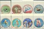 AT0614 Dominica 1956 Olympic Games 8v MNH - Sommer 1956: Melbourne