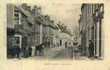 CPA 89 TOUCY- RUE ARRAULT 1907 - COMMERCES ANIMME - MONUMENTS FUNEBRES ROLLIN - Geschäfte