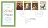 44363)lettera F.d.c. Serie British Painters Con 4 Valori + Annullo - 1971-80 Ediciones Decimal