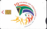 SOUTH AFRICA 10 Years Freedom White Tcau - Afrique Du Sud