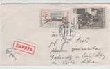 Czechoslovakia Express Cover With More TOPIC Stamps Praha 19-12-1977 - Lettres & Documents