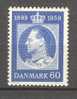 Denmark 1959 Mi. 373   60 (Ø) King König Frederik IX. 60th Birthday Geburtstag MNH** - Neufs