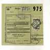 - COLIS POSTAL SUR DOCUMENT DE 1958 - Andere & Zonder Classificatie