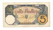 Afrique Occidentale   -  5 Francs - Otros – Africa