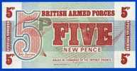 5 NEW PENCE BRITISH ARMED FORCES SPECIAL VOUCHER 6ième SERIE NEUF - Forze Armate Britanniche & Docuementi Speciali