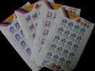 1994 Toy Stamps Sheets Train Plane Gun Fighting Boat Dog Cat Fish Bird Martial - Shooting (Weapons)