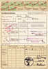 Invalidenversicherung.Qui Ttungskarte    Linz 1942-43 Germany  8 Stamps Invalidenvers!! - Other & Unclassified
