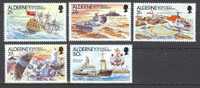 1991 Michel 49-53 MNH - Alderney