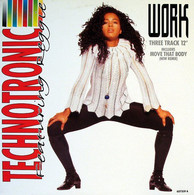 TECHNOTRONIC  FEATURING REGGIE °°  WORK - 45 Toeren - Maxi-Single