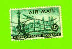 Timbre Oblitéré Used Stamp Selo Carimbado AIR MAIL UNITED STATES POSTAGE 15C USA ETATS UNIS - Gebraucht