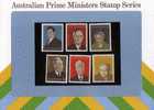 Australia 1975 Prime Ministers Presentation Pack - Briefe U. Dokumente