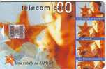PORTUGAL TELECOM CARD 100 UMA ESTRELA NA EXPO 98 PUCE SC7 ETAT COURANT - Portogallo