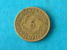 1924 J - 5 RENTENPFENNIG / KM 32 ( For Grade , Please See Photo ) ! - 5 Rentenpfennig & 5 Reichspfennig