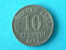 1917 - 10 PFENNIG / KM 26 ( For Grade , Please See Photo ) ! - 10 Pfennig