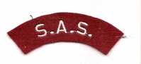 ARMEE ANGLAISE : TITRE EPAULE :    S.A.S. - Uniformen