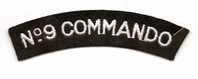 ARMEE ANGLAISE : TITRE EPAULE :    N° 9 COMMANDO - Uniformen