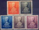 ES1092SGV-L1698TAN.España.Spain.Espagne.ISABEL  LA CATOLICA.1951( Ed 1092/6**) Sin Charnela. LUJO - Unused Stamps