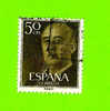 Timbre Neuf New Stamp Selo Novo Type Franco Série Courante 50 Cts Espagne Spain España - Gebruikt