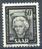 SAAR 1949 MNH**- MUSIK, KONSERVATORIUM - Nuovi