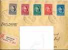 Rare ! 1945 - NEDERLAND PAYS BAS - Enveloppe Voor Het Kind  - N°444-448+ Recommandé - Cartas & Documentos