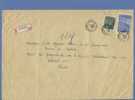 768+771 Op Aangetekende Brief Met Stempel EEKLOO   (VK) - 1948 Export