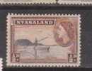 Nyasaland 1953. 1/2d. Lake Nyasa. Paddle Boat. .MNH. - Nyassaland (1907-1953)