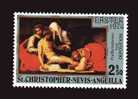 Saint Christophe N°296 Neuf* Paques Tableaux Bartolomeo - St.Kitts Und Nevis ( 1983-...)