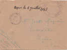 LETTRE HOPITAL MILITAIRE LABADIE  1948 - Aushilfsstempel