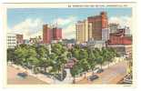 USA 1941 Jacksonville CP Circulée  23  Hemming Park And Skyline - Jacksonville