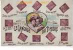 Fantaisies - Langages - Timbre - Couples - Couple - Chapeaux - Femme Avec Chapeau - RF20634 - Langage Des Timbres - état - Stamps (pictures)