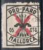 Pro Paro MALLORCA 5 Cts, Guerra Civil º - Spanish Civil War Labels