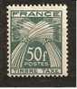 France1946-55: TimbreTaxe Yvert88 Mh* - 1859-1959 Mint/hinged