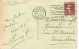 N° Y&t 189 TYPE III     CP     CAD FLIER PARIS      Vers  ST VARENT  20 SEPTEMBRE 1930 - Cartas & Documentos