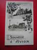 CPSM -62-PAS DE CALAIS -SOUVENIR D'AVION -L'HOTEL DE VILLE -LA GARE -Editeur : FAUHOIS - Avion