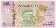 Isole Cook 3 Dollari 1992  UNC - P.7 - Cookeilanden