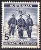 Australian Antarctic 1959  5d Blue Explorers Used - Oblitérés